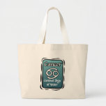 Cancer zodiac sign tote bag