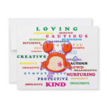 Cancer Zodiac Sign Traits invitations
