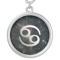 Cancer Zodiac Universe Sterling Silver Jewellery
