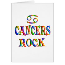 Cancers Rock Card