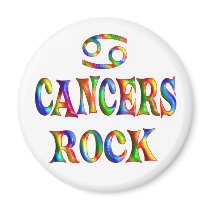 Cancers Rock Fridge Magnet