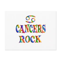 Cancers Rock Post Card