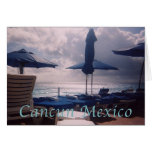 Cancun Warm  Romantic Sunset Card