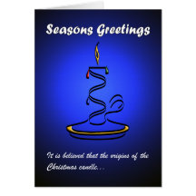 Candle (Blue) Cards