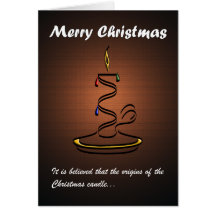 Candle (Brown) Card