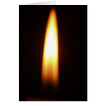 Candle Greeting Card- Blank Inside