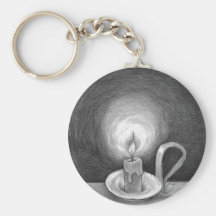 Candle in the Dark Key Chains