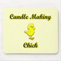 Candle Making Chick Mouse Pads