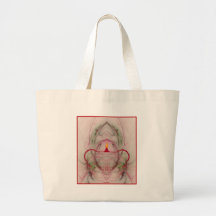 CANDLE 'N HOLLY CANVAS BAG