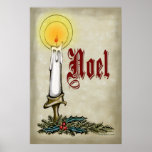 Candle Noel Poster posters