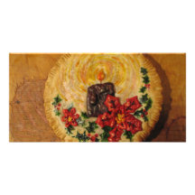 Candle Pie Personalized Photo Card