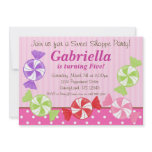 Candy Birthday Invitation