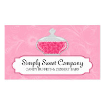 Candy Buffet and Dessert Bars Business Cards