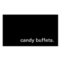 Candy Buffet Business Card