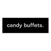 Candy Buffet Business Card