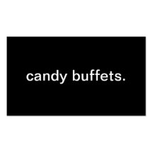Candy Buffet Business Cards