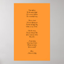 Candy buffet poem print