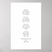 Candy buffet poem posters