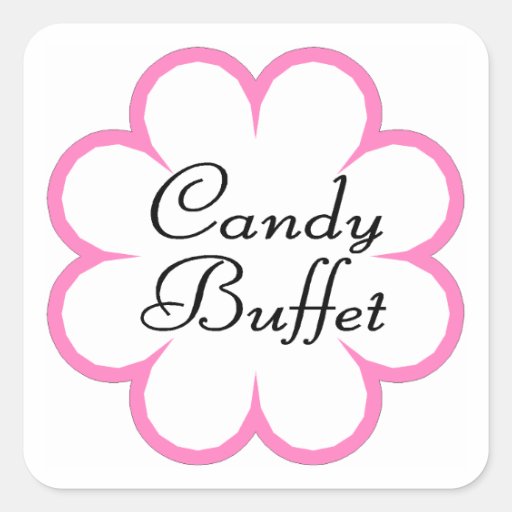 Candy Buffet Sticker
