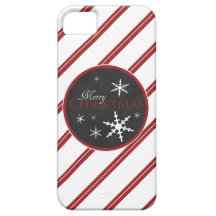 Candy Cane and Chalkboard Christmas iPhone 5 Case