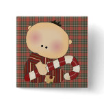 candy cane baby boy 3 buttons
