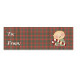 candy cane baby boy 4 business cards
