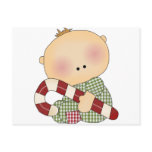 candy cane baby boy 4 postcards