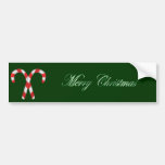 Candy Cane Bumper Sticker