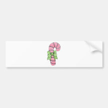 Candy Cane Bumper Stickers