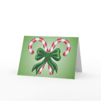 Candy Cane Christmas Card