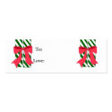 Candy Cane Gift Tags business cards