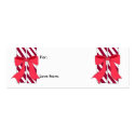 Candy Cane - Gift Tags business cards