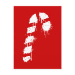 Candy Cane Graffiti postcards