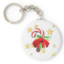 Candy Cane Keychain