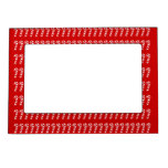 CANDY CANE MAGNETIC FRAME