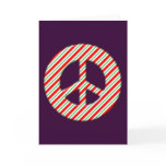 CANDY CANE PEACE SIGN cards