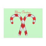 Candy Cane Postcard