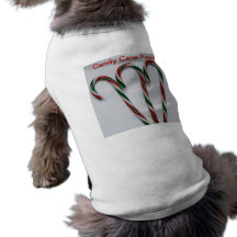 Candy Cane Puppy Pet Clothes