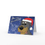 Candy Cane Rottweiler Christmas Card
