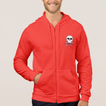 Candy Cane Striped Skull Crossbones Tees