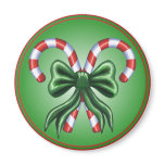 Candy Canes and Bow magnets