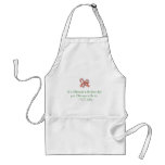 Candy Canes & Christmas Quote Apron
