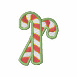 Candy Canes embroidered shirts