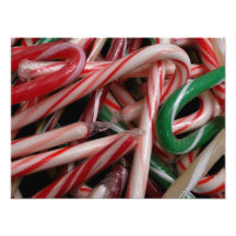 Candy Canes Holiday Photo Print