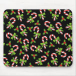 Candy Canes 'n' Holly Mousepad