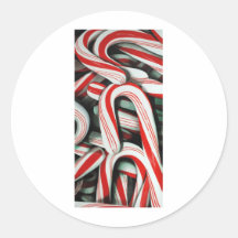 Candy canes sticker