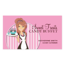 Candy Catering Business Cards