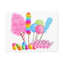 Candy Circus Postcard