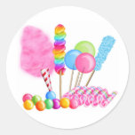Candy Circus Round Sticker