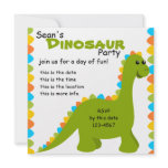 Candy Colours Dino invitations